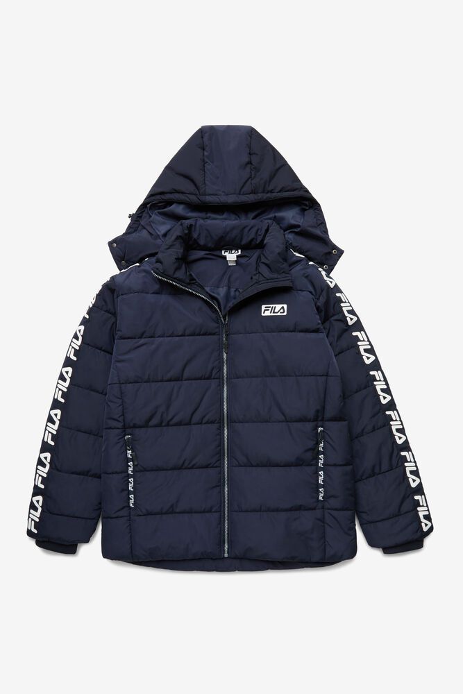 Jachete Fila Barbati Bleumarin Pace Puffer QLTF-86197